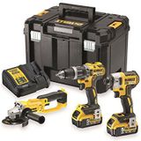 DEWALT DCK383P2T-QW Gereedschapsset, 18 V, geel/zwart