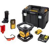 DeWALT DCE074D1R Volautomatische Roterende Laser Rood 18V 2.0Ah Li-ion