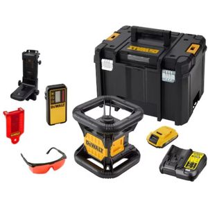 DeWALT - DCE074D1R - Rotatie Laser Set - Rood - 45m - IP54