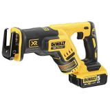 DeWalt DCS367P2 18V Li-Ion accu reciprozaag set (2x 5.0Ah accu) in TSTAK - koolborstelloos