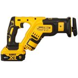 DeWalt DCS367P2 18V Li-Ion accu reciprozaag set (2x 5.0Ah accu) in TSTAK - koolborstelloos