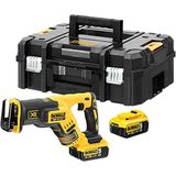 DeWalt DCS367P2 18V Li-Ion Accu Reciprozaag set (2x 5.0Ah Accu) In TSTAK - Koolborstelloos