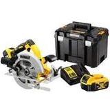 DeWalt DCS570P2 18V Li-Ion Accu Cirkelzaag set (2x 5.0Ah Accu) In TSTAK - 184mm