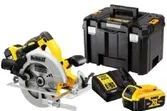 DeWalt DCS570P2 18V Li-Ion Accu Cirkelzaag set (2x 5.0Ah Accu) In TSTAK - 184mm