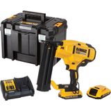 DeWalt DCN680D2 18V Li-Ion Accu tacker set (2x 2.0Ah accu) in TSTAK - 15-54mm - 18 Gauge - koolborstelloos