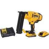 DeWalt DCN680D2 18V Li-Ion Accu tacker set (2x 2.0Ah accu) in TSTAK - 15-54mm - 18 Gauge - koolborstelloos
