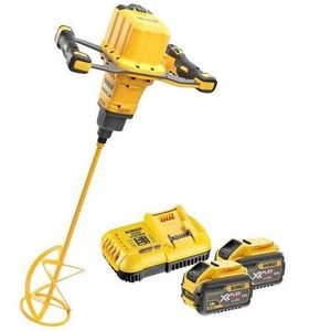 DeWALT DCD240X2 XR FlexVolt Accu Mixer 160mm 54V 9.0Ah Li-ion in opbergtas