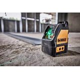 DeWALT DW088CG Zelfnivellerende kruis lijnlaser in koffer - 2 lijnen - 15m - Groen