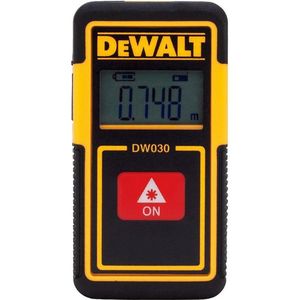 DeWALT - DW030PL - Pocket Laser Afstandsmeter - Zwart - Oplaadbaar