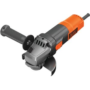 BLACK+DECKER BEG210 900W 115mm haakse slijper | 115mm beschermkap | Zijhandgreep - BEG210-QS