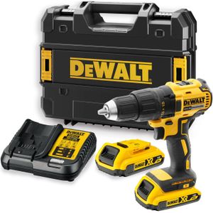 DEWALT DCD777D2T-QW Akku-Bohrschrauber (bürstenlos) 18 V / 2 Ah Aktions-Set