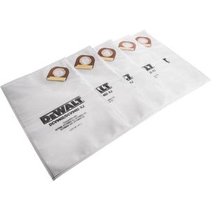 5er-Pack Stoffbeutel für Dewalt Staubsauger - DCV9402-XJ
