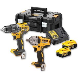 DeWALT DCK2077P2T Accu Combiset 18V 5.0Ah XR Li-ion in TSTAK