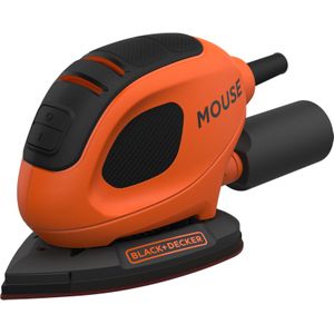 BLACK+DECKER Mouse BEW230-QS detailschuurmachine - 55W - incl. 6 schuurvellen