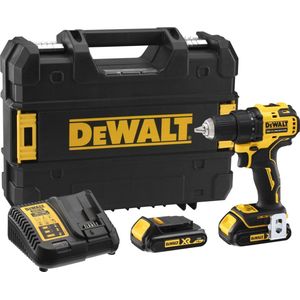 DeWalt DCD708S2T - Compacte Schroef/Boormachine - 18V - Incl. 1,5Ah Li-Ion Accu + Lader - In TSTAK