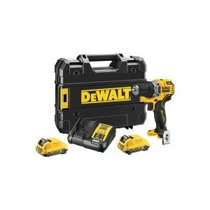 Dewalt DCD701D2 Akku-Bohrschrauber 12 V / 2x 2,0 Ah Akku + Ladegerät in T-Stak