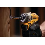 DeWALT DCF601D2 Accu Slagschroevendraaier ¼” Brushless 12V 2.0Ah XR Li-Ion in TSTAK