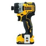 DeWALT DCF601D2 Accu Slagschroevendraaier ¼” Brushless 12V 2.0Ah XR Li-Ion in TSTAK