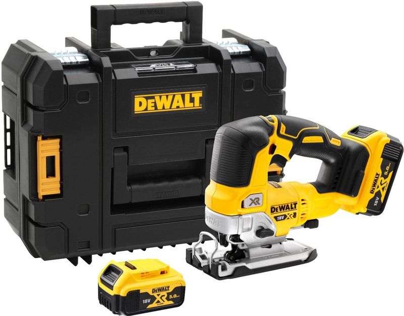 DeWALT DCS334P2 Accu Decoupeerzaag 18V 5,0Ah Li-ion in TSTAK