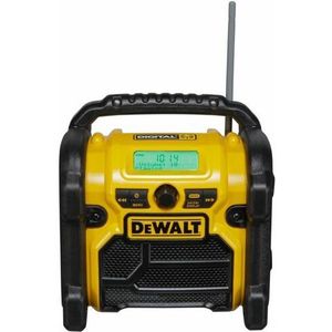 DeWalt - TS-MUSIC-DE - Draadloze Radio - DAB+/FM - Bouwplaatsradio met Accu- en Netvoeding