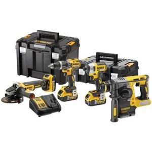 DeWALT DCK422P3T Accu Combiset 4-delig 18V 5,0Ah in TSTAK