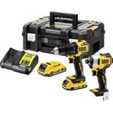 DEWALT DCK2062D2T DCK2062D2T-QW Accu-slagschroevendraaier , Accu-klopboor/schroefmachine Li-ion