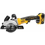 DeWALT DCS571P2 Accu Ultra Compact Cirkelzaag 115mm 18V XR 5.0Ah in TSTAK