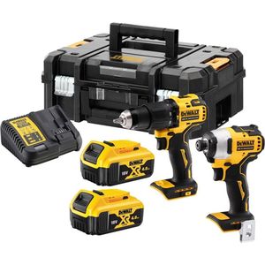 DeWalt DCK2062M2T 18V Li-Ion Accu Combiset (2x 4,0Ah Accu) In TSTAK