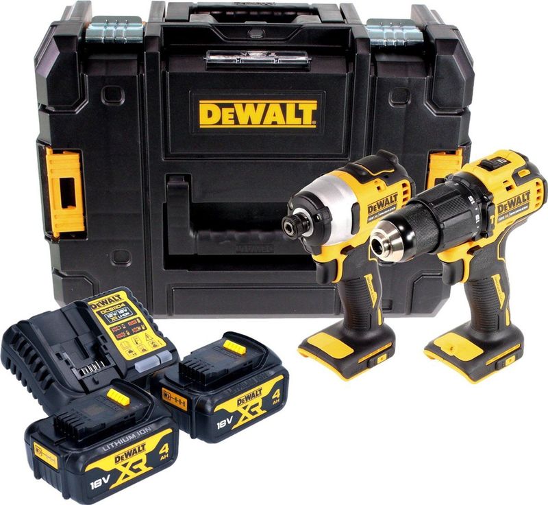 DeWalt DCK2062M2T-QW Combiset 18V Li-Ion - 2x 4,0Ah Accu