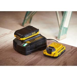 Stanley SFMCB12D2 Starterkit 2x 2,0Ah Accu + Lader V20