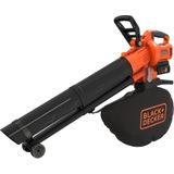 Black&decker - black+decker Gartenmaschinen - Akku-Laubbläser/-sauger 3-in-1, 36V, 1x 2,5 Ah Li-Ion Akku, Ladegerät BCBLV3625L1-QW
