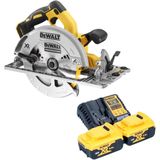 DeWALT DCS572P2 Accu Cirkelzaag 184mm 18V XR 5.0Ah in TSTAK