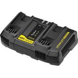 STANLEY FATMAX V20 18V 4A Dubbelpolige Lader - Snellader - Robuuste Behuizing