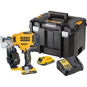 DeWALT DCN45RND2 18V Li-ion accu Rolspijktacker voor dakwerk set (2x 2.0Ah accu) in TSTAK - 19-45mm - Koolborstelloos