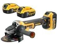 DeWalt DCG405P3 Haakse Slijper - 125mm - 18V Li-Ion - 3x 5.0Ah Accu