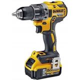 DeWALT DCK2020P2T-QW 18V Comboset - Accuboormachine DCD791 & Haakse Slijper DCG405, 2x 5Ah Accu's + Lader in T-Stak