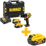 DeWALT DCD709P2T Compacte accu klop-/schroefboormachine 18V XR 5.0Ah in TSTAK