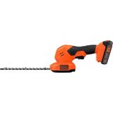 Black + Decker Akku-Gras- und Strauchscherenset BCSS18D1-QW