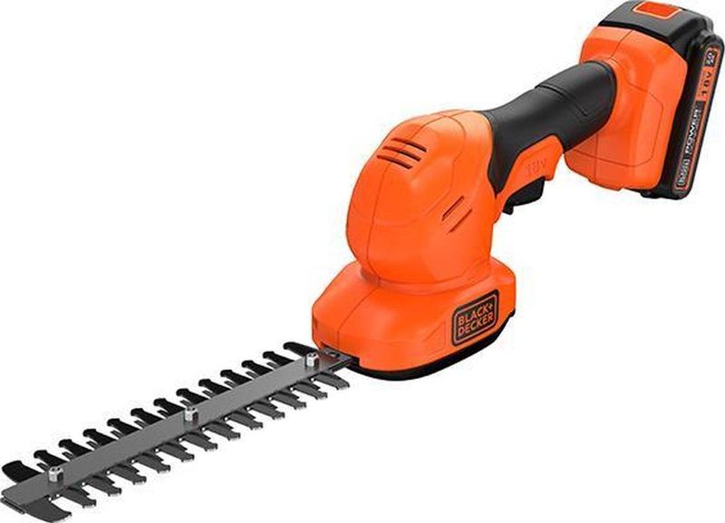 Black + Decker Akku-Gras- und Strauchscherenset BCSS18D1-QW