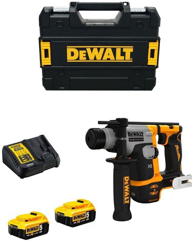 DeWALT DCH172P2 Accu Boorhamer SDS+ 1,4J 18V XR 5.0Ah in TSTAK