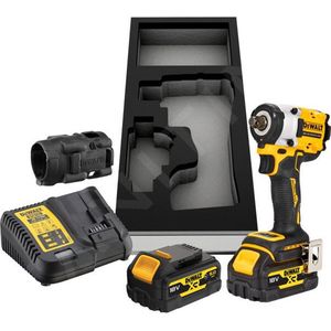DeWALT - DCF899P2 - Slagmoersleutel - Geel/Zwart - 18V - 2x 5,0 Ah Accu's