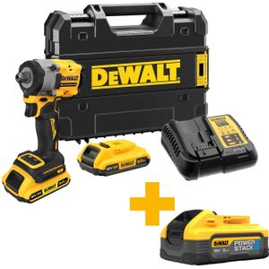 DeWALT DCF922D2T Accu Slagmoersleutel 1/2 Pinaansluiting 18V XR 2.0Ah in TSTAK