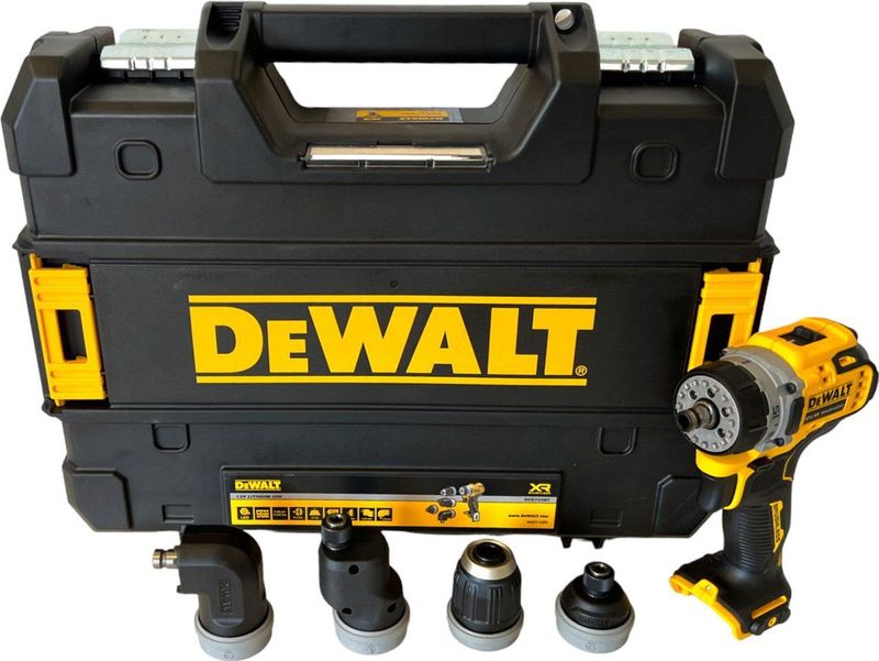 DeWALT DCD703NT Multi-head Accu Schroefboormachine 12V XR Basic Body in TSTAK