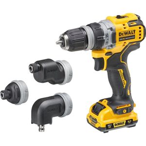 DeWALT DCD703L2T Multi-head Accu Schroefboormachine 12V XR 3.0Ah In TSTAK