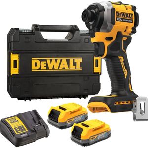 DeWALT DCF850E2T Compacte Accu Slagschroevendraaier 205Nm 18V XR 1.7Ah POWERSTACK In TSTAK