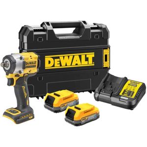 DeWALT DCF921E2T Accu Slagmoersleutel 1/2” 18V POWERSTACK in TSTAK