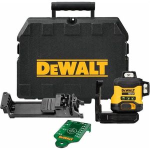 DeWALT DCLE34031N 3x360° Compacte Kruislijnlaser Groen 18V Basic Body In Koffer