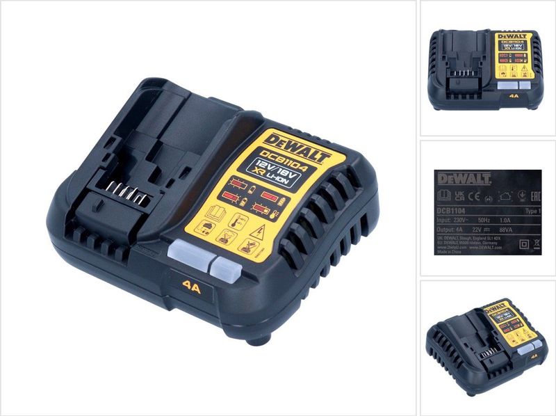 DeWALT DCB1104 Multilader 10.8V - 18V XR Li-on