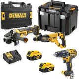 Dewalt - DCK327P2T - Accugereedschap Set - 18V - Inclusief Boorhamer en Haakse Slijper