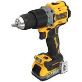 DeWALT DCD805E1T Compacte accu klop-/schroefboormachine 18V XR 1.7Ah POWERSTACK in TSTAK